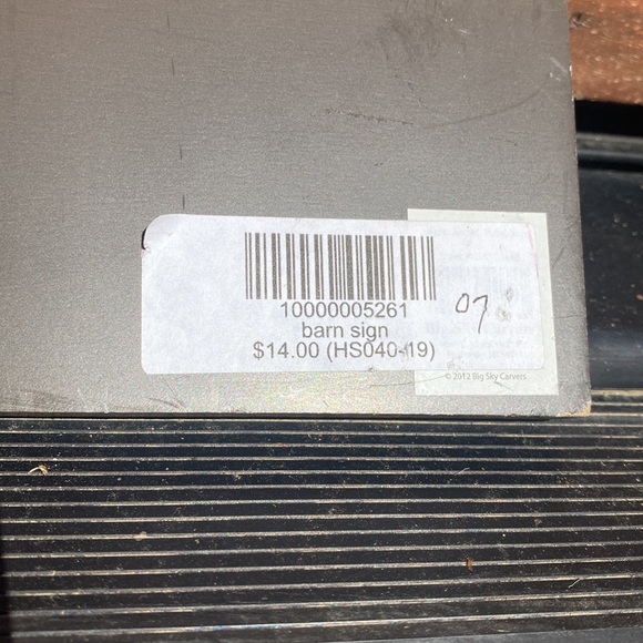 Rustic Barn Sign - Picture 8 of 8